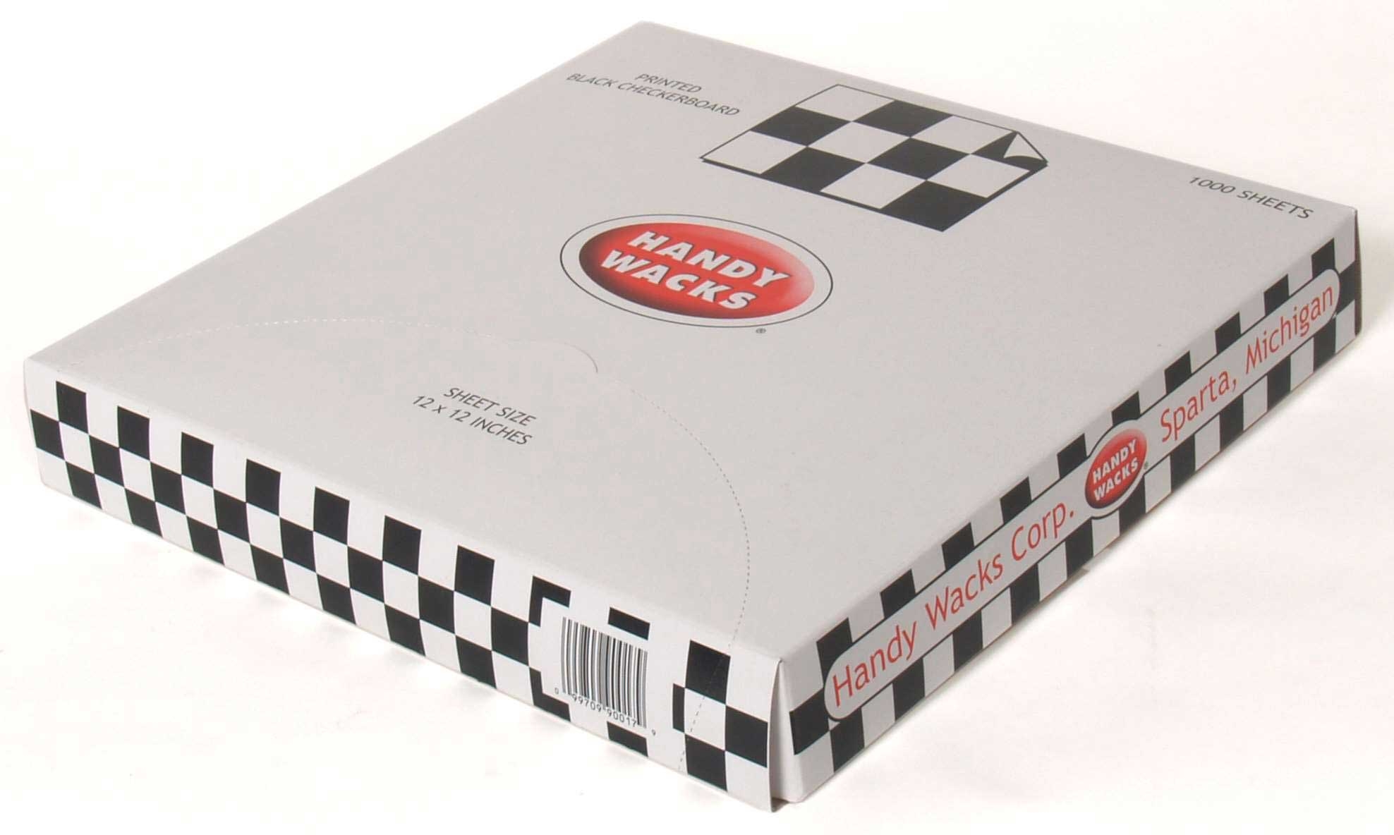 12X12 Checker board Black Tissue -- 6 Case -- 1000 count