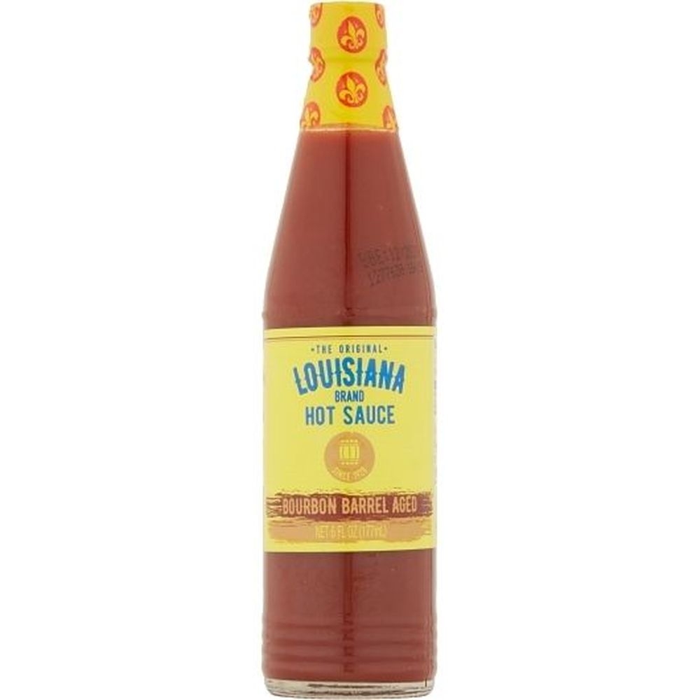Louisiana Bourbon Barrel Aged Hot Sauce, 6 Fluid Ounce - 12 per case