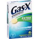 Gas X Peppermint Creme Extra Strength Chewable Tablet - 18 count per pack -- 24 packs per case