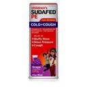 Sudafed PE Childrens Grape Flavor Cold and Cough Liquid, 4 Ounce -- 36 per case