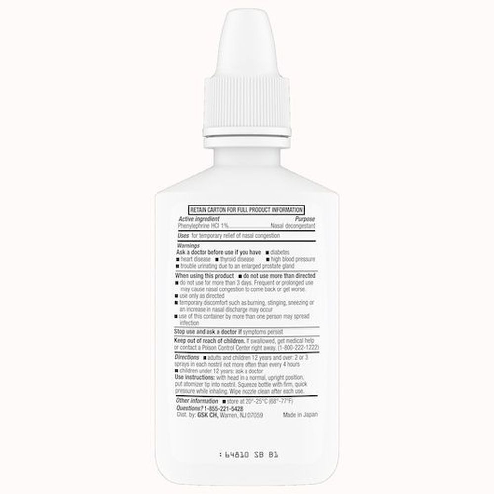 4 Way Fast Acting Nasal Solution, 30 Milliliter -- 72 per case