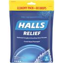 Halls Mentho-Lyptus Cough Drops, 80 count -- 12 per case