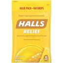 Halls Honey Lemon Cough Drops, 160 count -- 6 per case