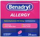 Pfizer Benadryl Allergy Ultratab Tablet, 24 per unit -- 24 boxes per case