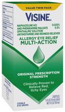 Visine Eye Allergy Relief - Twin Pack, 1 Fluid Ounce Bottle -- 24 per case