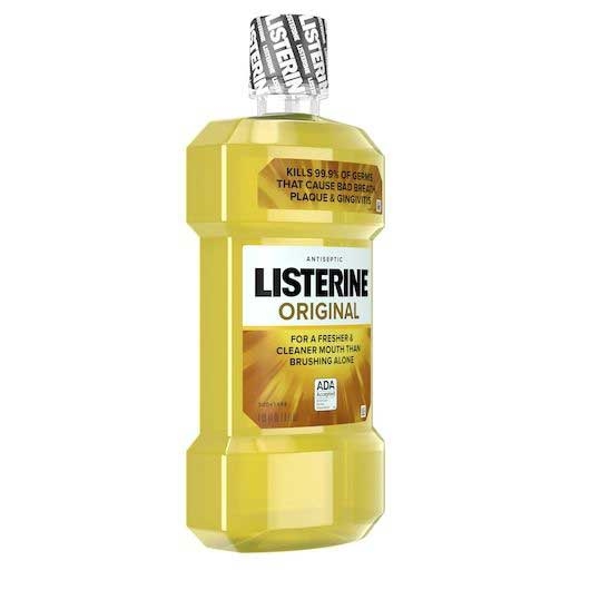 Listerine Original Antiseptic Adult Mouthwash, 1 Liter -- 6 Per Case