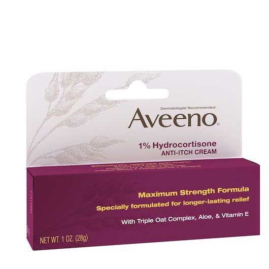 Aveeno Active Naturals Hydrocortisone Anti-itch Cream, 1 Ounce Tube -- 24 Per Case