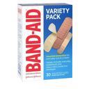 Band Aid Adhesive Bandage - Variety Pack, 30 count -- 24 per case