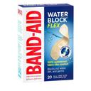 Band Aid Water Block Flex All One Size Waterproof Adhesive Bandage - 20 per pack -- 24 packs per case