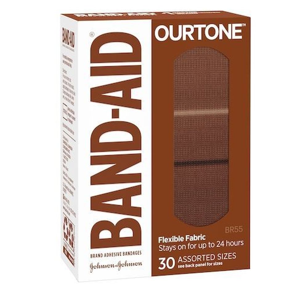 Band Aid OURTONE BR55 Adhesive Bandage, 30 count -- 24 per case