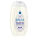 Johnsons Baby Lightly Scented Sensitive Cream, 13.6 Fluid Ounce -- 24 per case