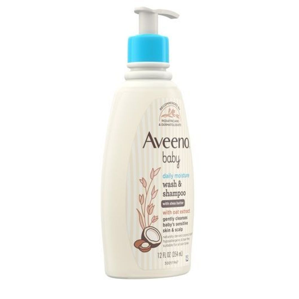 Aveeno Coconut Daily Moist Baby Wash And Shampoo, 12 Fluid Ounce -- 12 Per Case