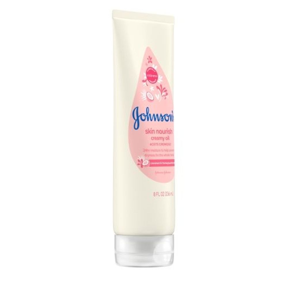 Johnson's Baby Coconut And Honeysuckle Scent Creamy Baby Body Oil, 8 Fluid Ounce -- 24 Per Case
