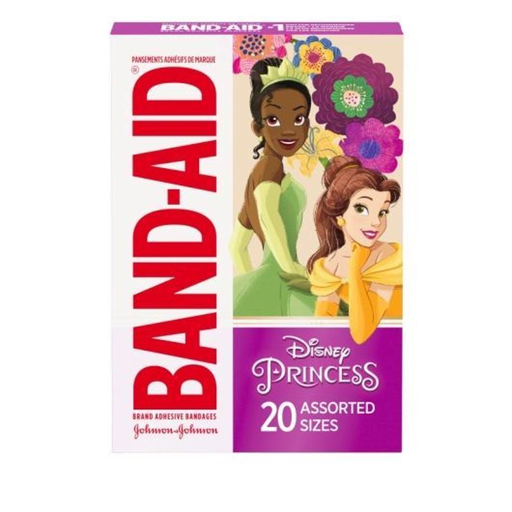Band-Aid Disney Princesses Bandage for Kids - Assorted Size, 29 count -- 24 per case