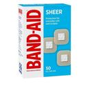 Band-Aid All One Size Sheer Spot Adhesive Bandages, 50 count -- 20 per case