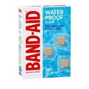 Band-Aid All One Size Waterproof Clear Spot Adhesive Bandages, 50 count -- 24 per case