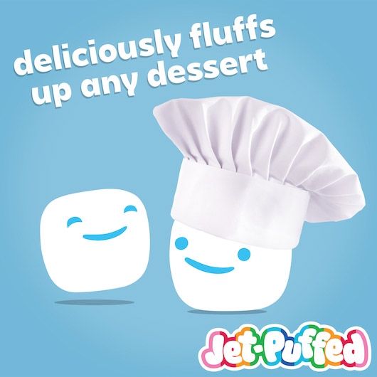 Jet Puffed Jumbo Marshmallow Snack, 24 Ounce