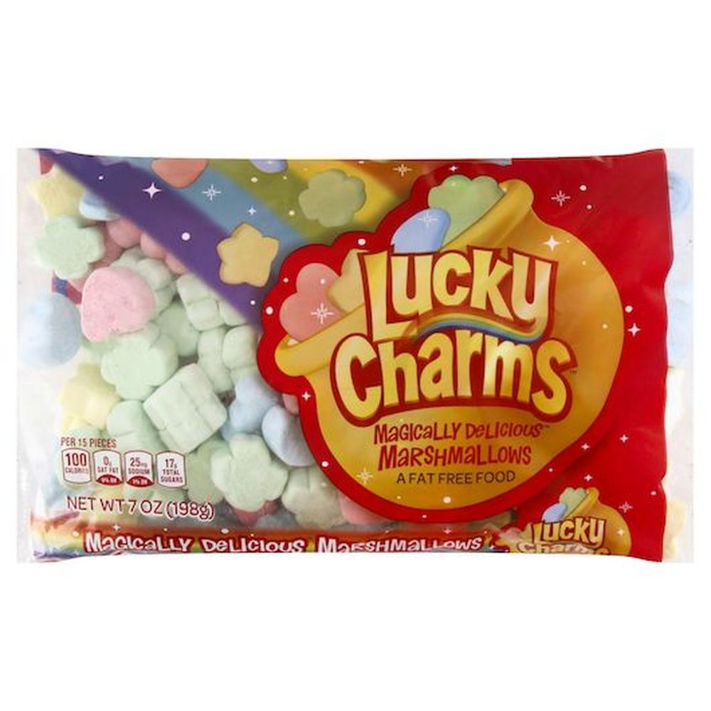 Jet-Puffed Magically Delicious Lucky Charms Marshmallows, 7 Ounce -- 16 per case
