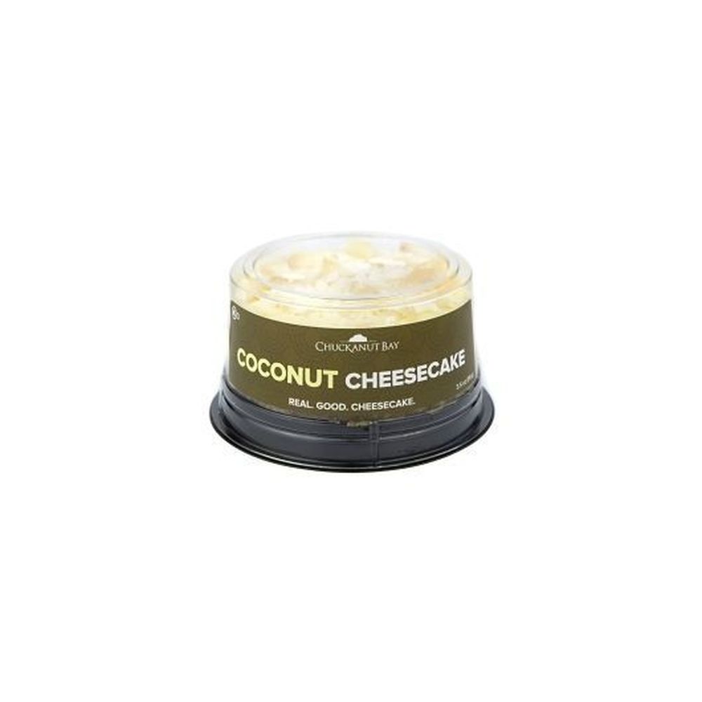 Chuckanut Bay 3 inch Coconut Cheesecake, 3.5 Ounce -- 12 per case