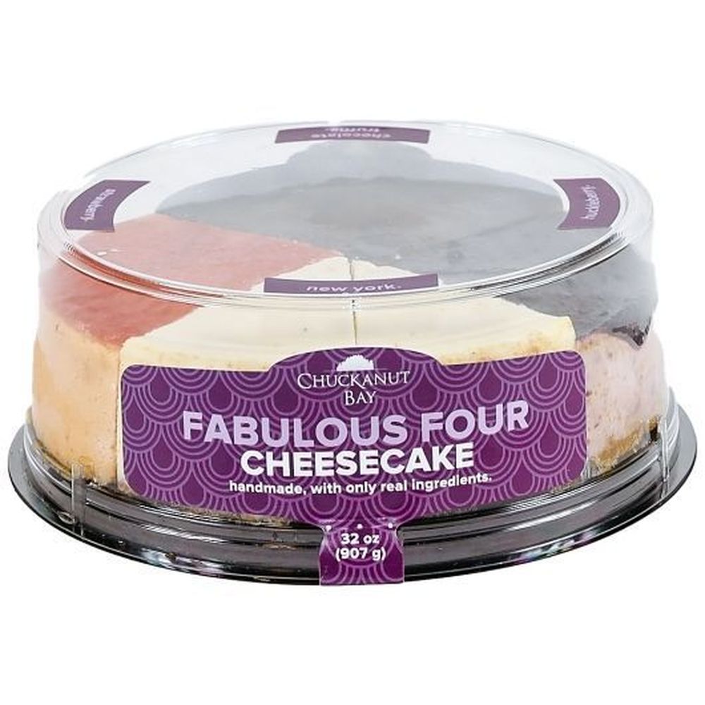 Chuckanut Bay 7 inch Fabulous 4 Cheesecake Assortment, 32 Ounce -- 6 per case