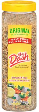 Dash Original Salt Free Seasoning Blend, 21 Ounce -- 6 per case