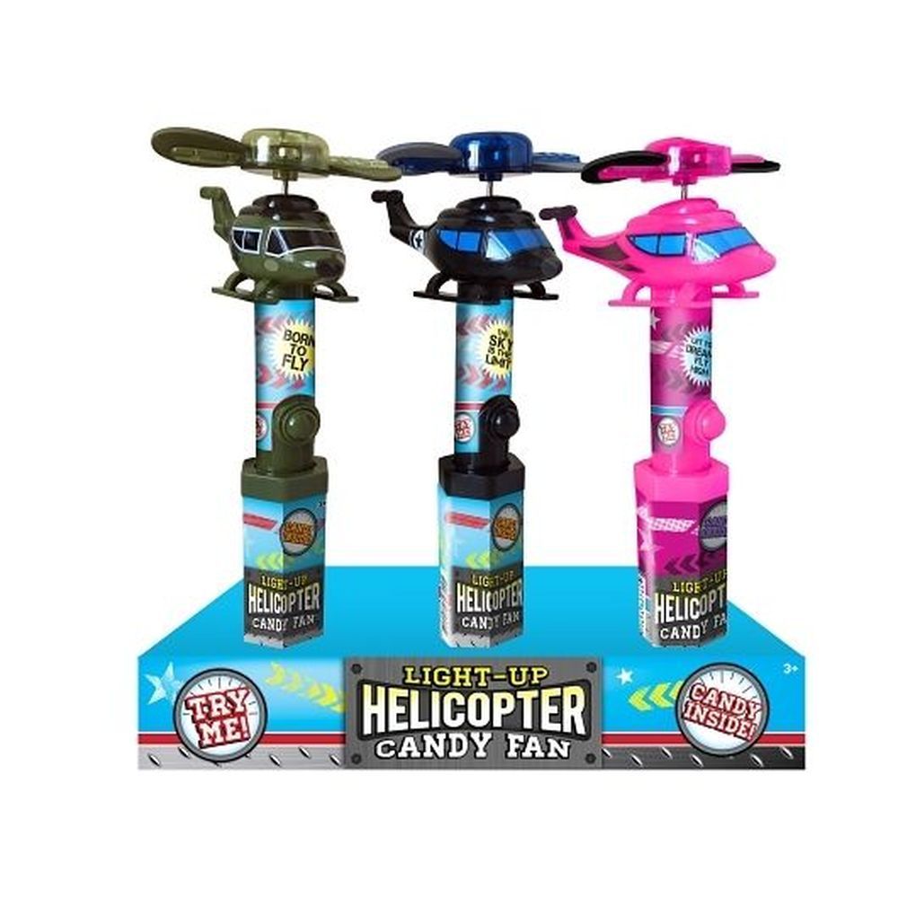 Candyrific Light Up Helicopter Fan With Candy, 0.53 Ounce -- 72 Per Case