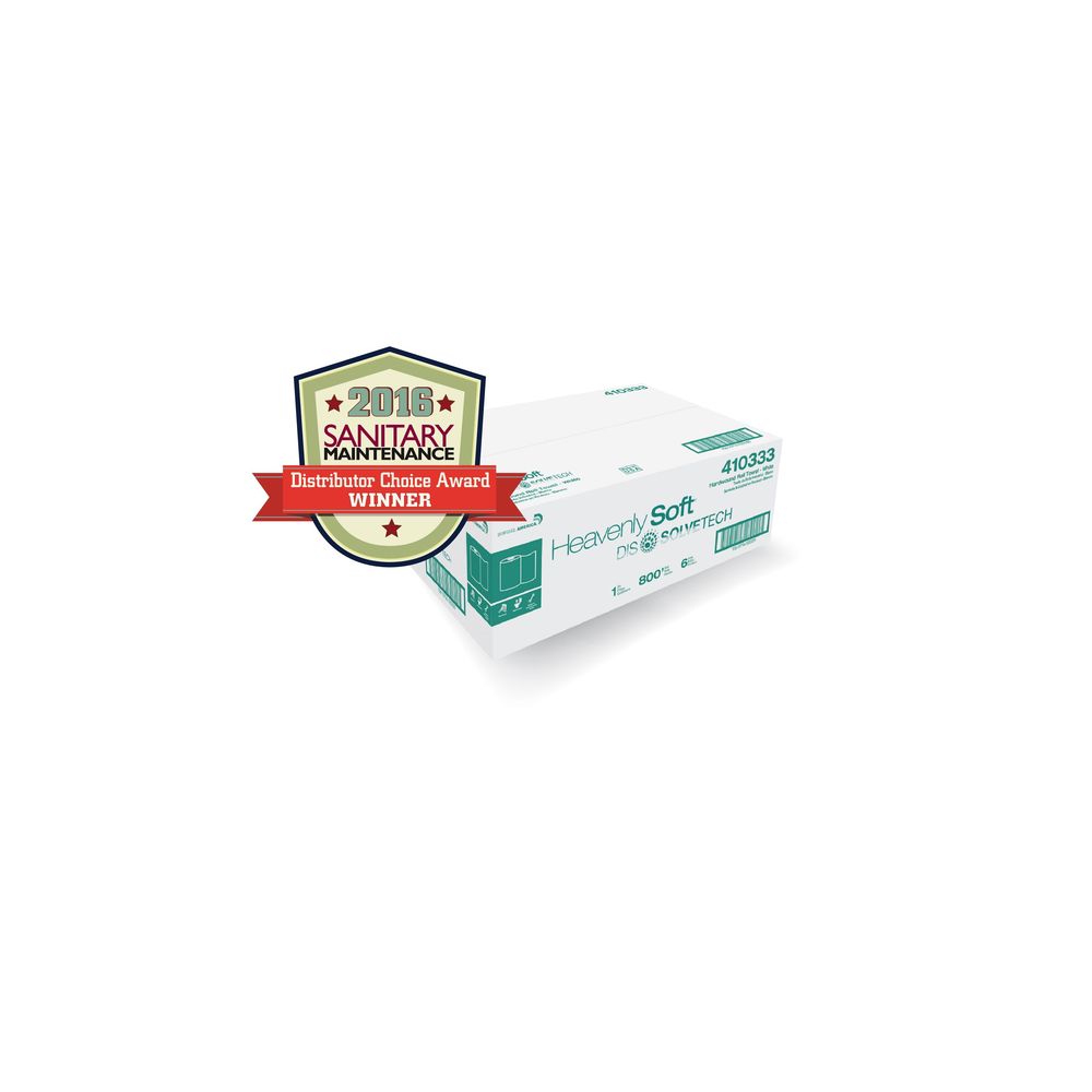 Sofidel DissolveTech White Hardwound Towel, 7.85 inch x 800 Feet -- 6 per case.