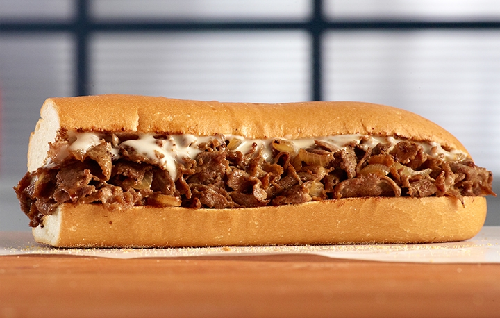 Boardwalk Brand Seasoned Beef Sandwich Slices, 4 Ounce -- 40 per case.