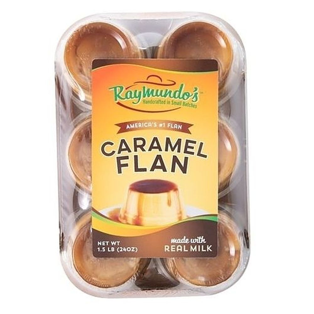 Raymundos Caramel Flan Creamy Custard Dessert, 24 Ounce -- 8 Per Case
