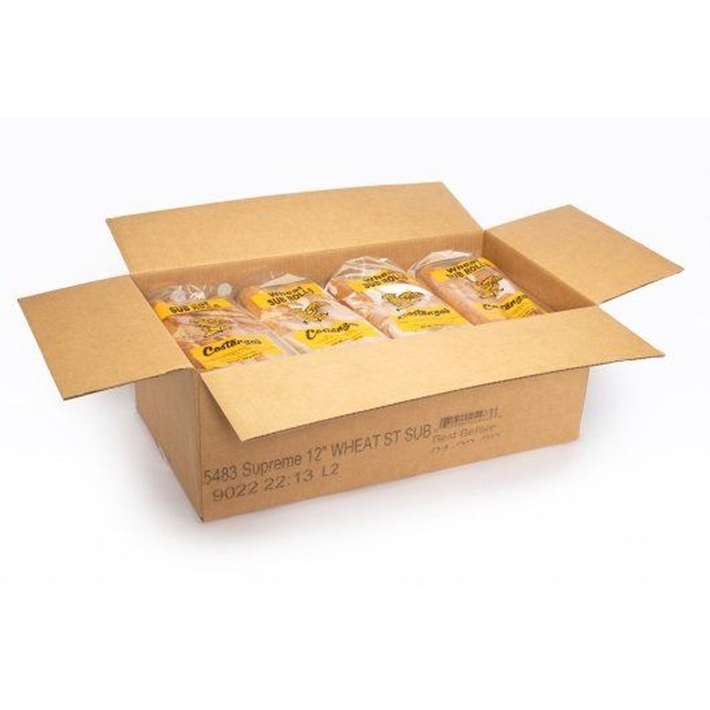 Costanzos Bakery 12 inch Supreme Wheat Sub Roll, 189 Gram -- 32 per case