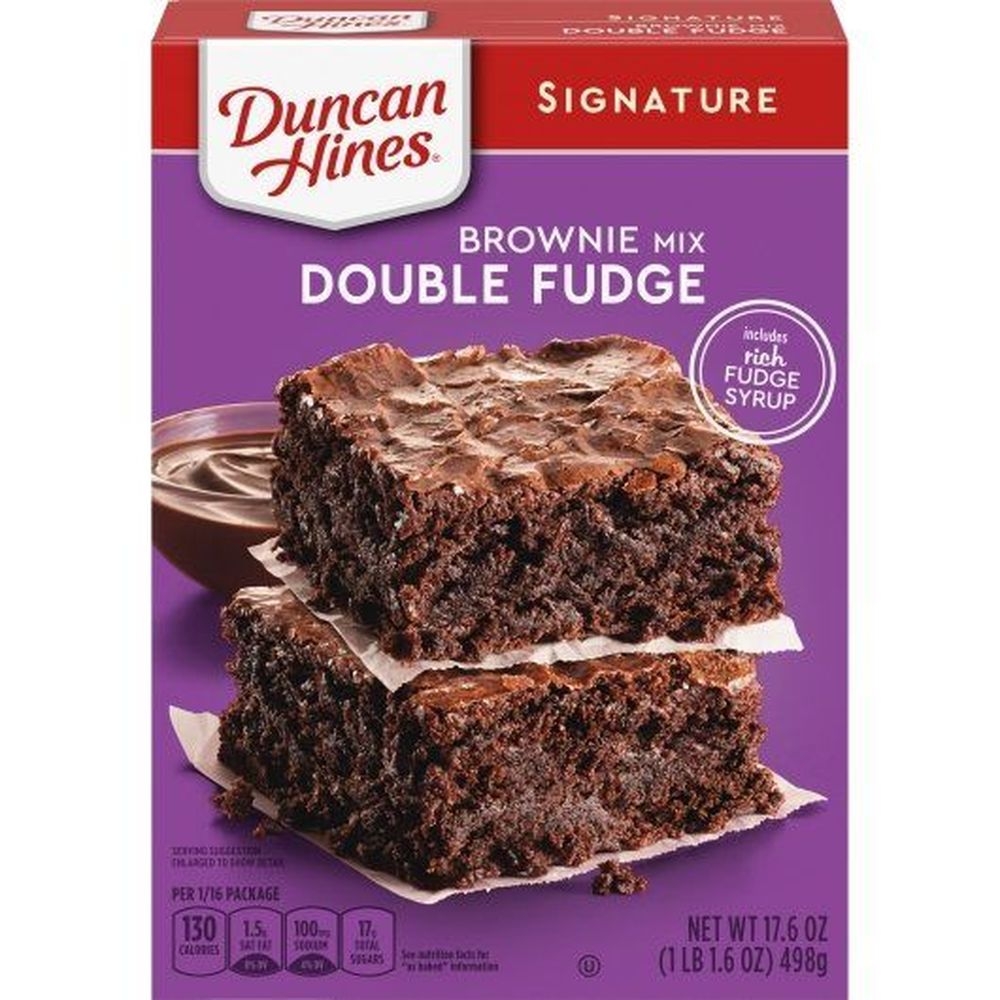 Duncan Hines Double Fudge Brownie Mix, 17.6 Ounce -- 12 Per Case