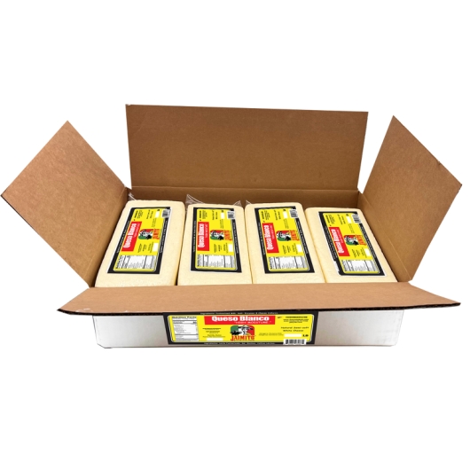 Jaimito Mexican Style Blanco High Moisture Barra Loaf, 6 Pound -- 6 per case