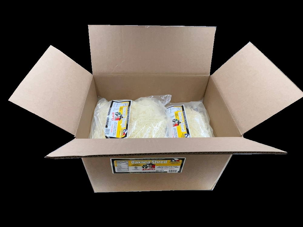 Jaimito Mexican Style Oaxaca Cheese Shred, 5 Pound -- 4 per case.