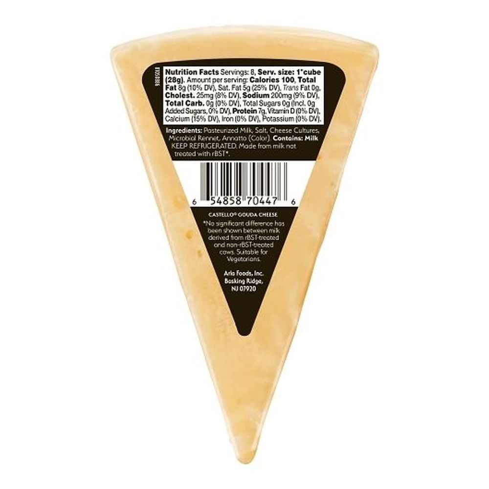 Castello Gouda Cheese Wedge, 8 Ounce - 12 per case