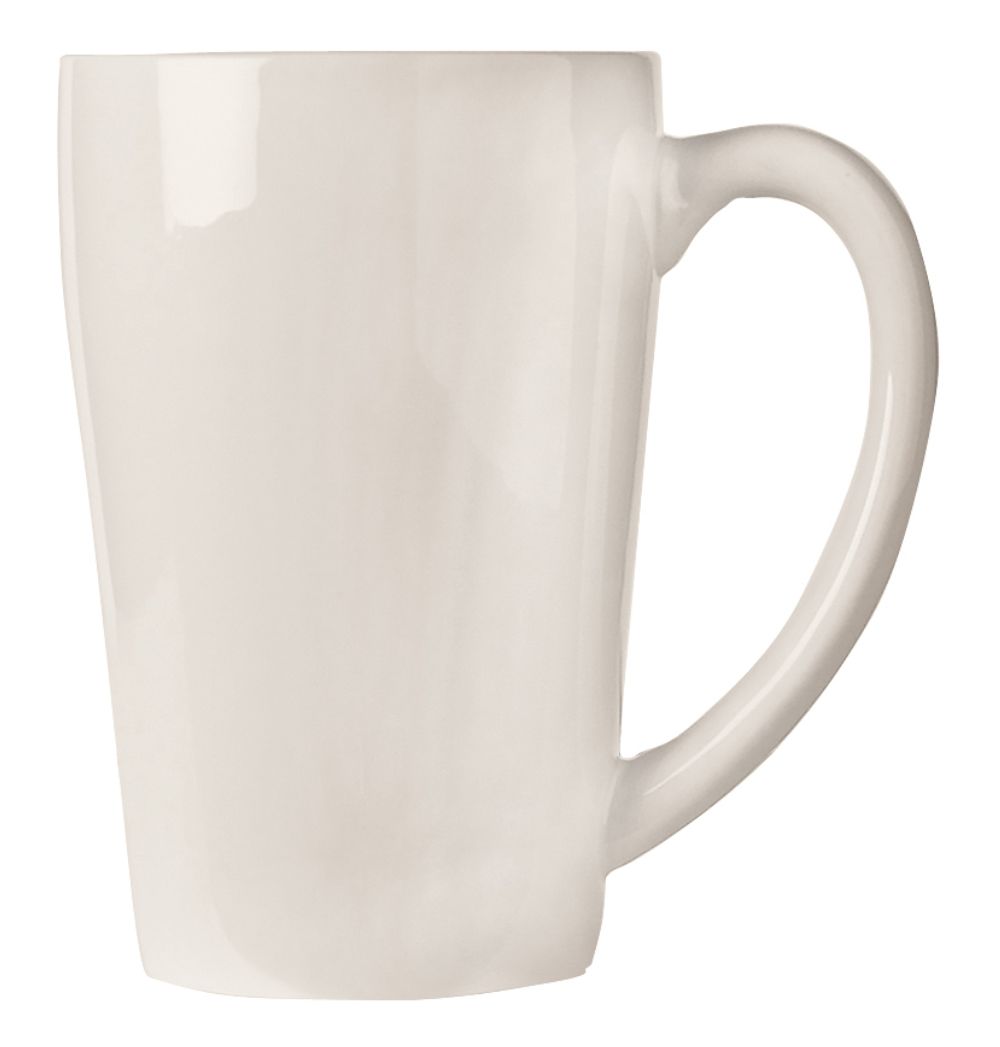 World Tableware Bright White Porcelana And Ultima Stretch Mug, 16 Ounce -- 12 Per Case