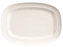 World Tableware Inc Basics Collection Bright White Racetrack Plate, 10 1/2 inch -- 12 per case.