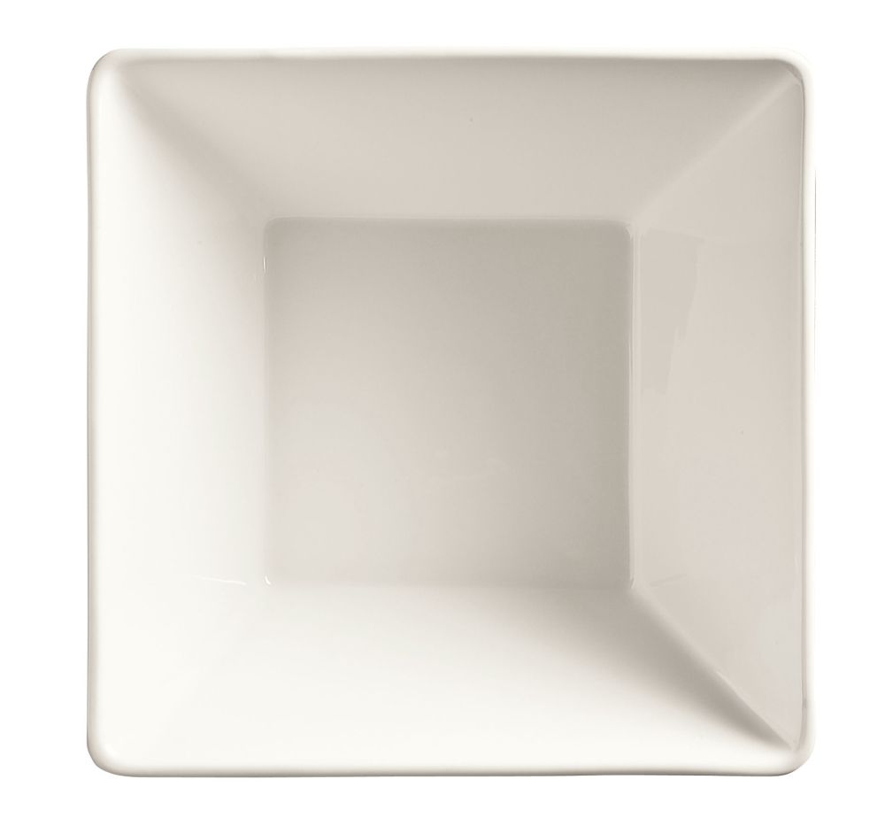 World Tableware Inc Slate Ultra Bright White Square Bowl, 100 Ounce -- 6 Per Case
