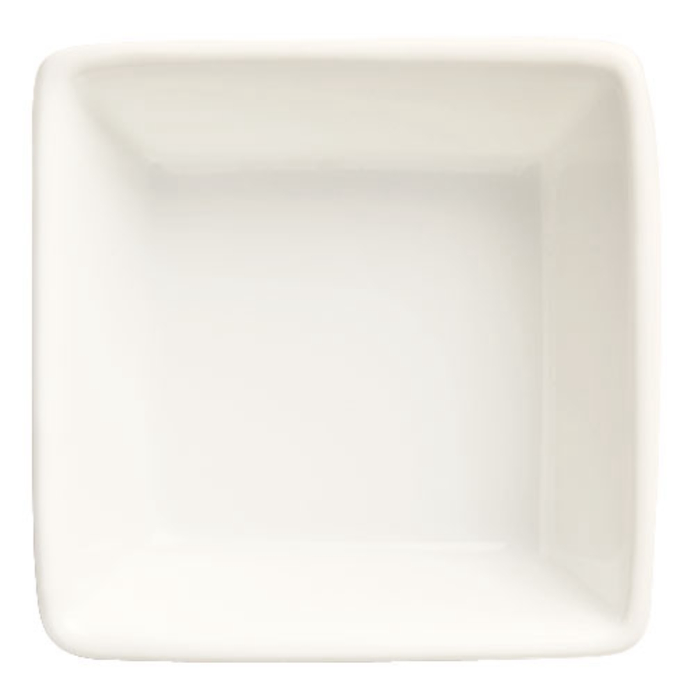 World Tableware Inc Slate Ultra Bright White Square Dipping Bowl, 3 4 Ounce -- 36 per case.