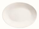 World Tableware Inc Oval Rolled Edge Coupe Porcelana Bright White Platter, 8 x 6.25 inch -- 36 per case.