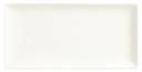 World Tableware Inc Slate Coupe Rectangular Ultra Bright White Plate, 16 x 5 1/2 inch -- 12 per case.