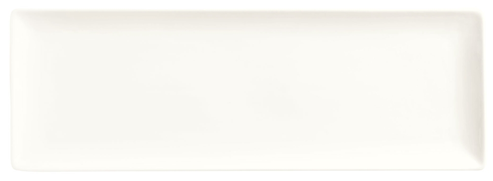 World Tableware Inc Slate Coupe Rectangle Ultra Bright White Tray, 12 x 6 inch -- 12 per case.