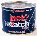 Jacks Catch Premium Pasteurized Crabmeat Lump, 1 Pound Can -- 12 per case