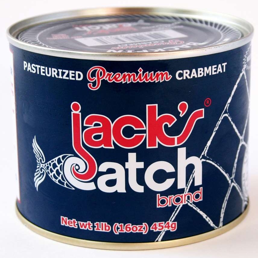 Jacks Catch Premium Pasteurized Crabmeat Claw, 1 Pound -- 12 per case