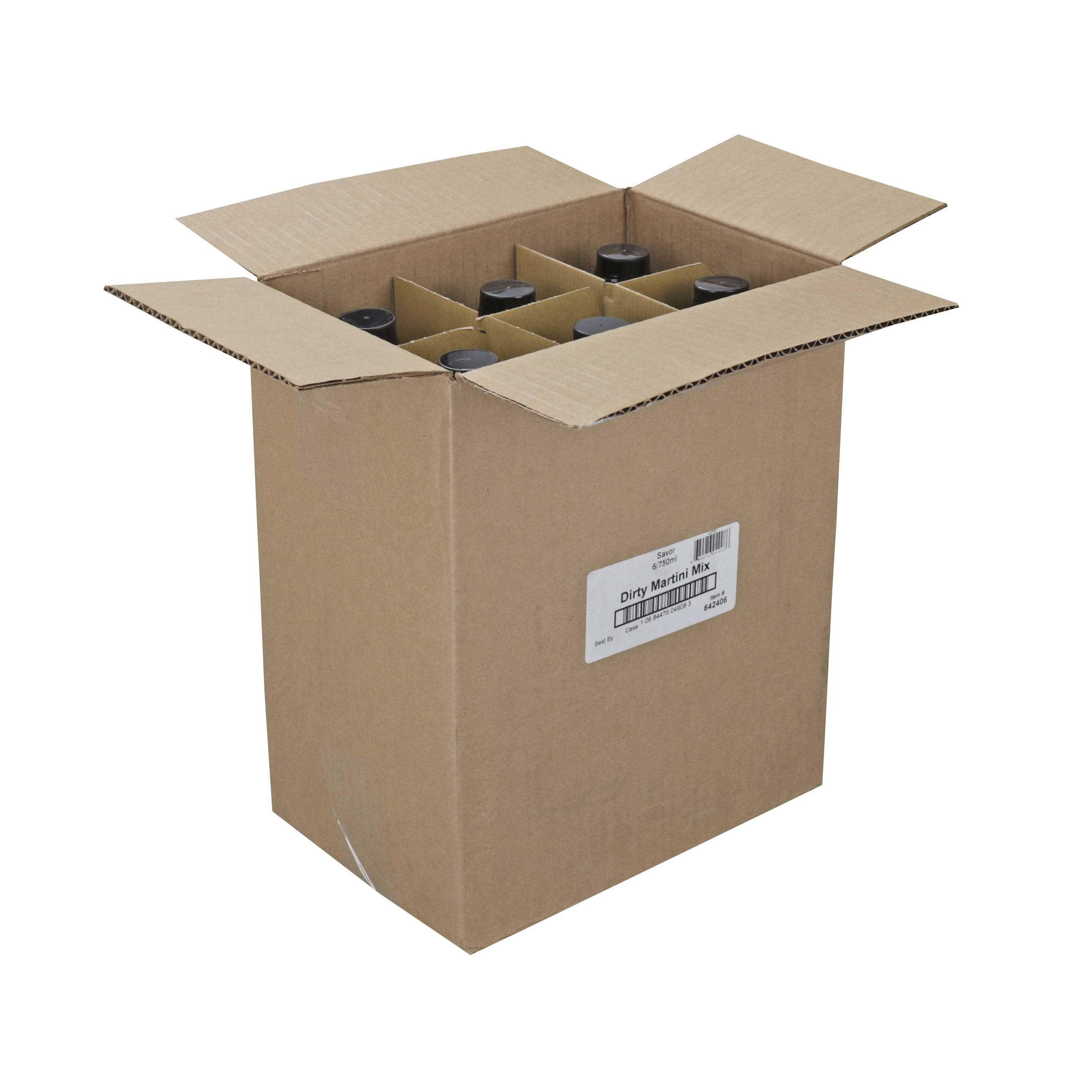 Savor Imports Dirty Martini Olive Juice Mix, 750 Ml -- 6 Per Case