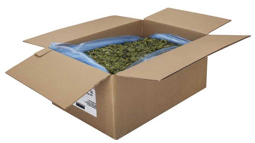 Savor Imports Roasted Diced Poblano Pepper, 20 Pound.