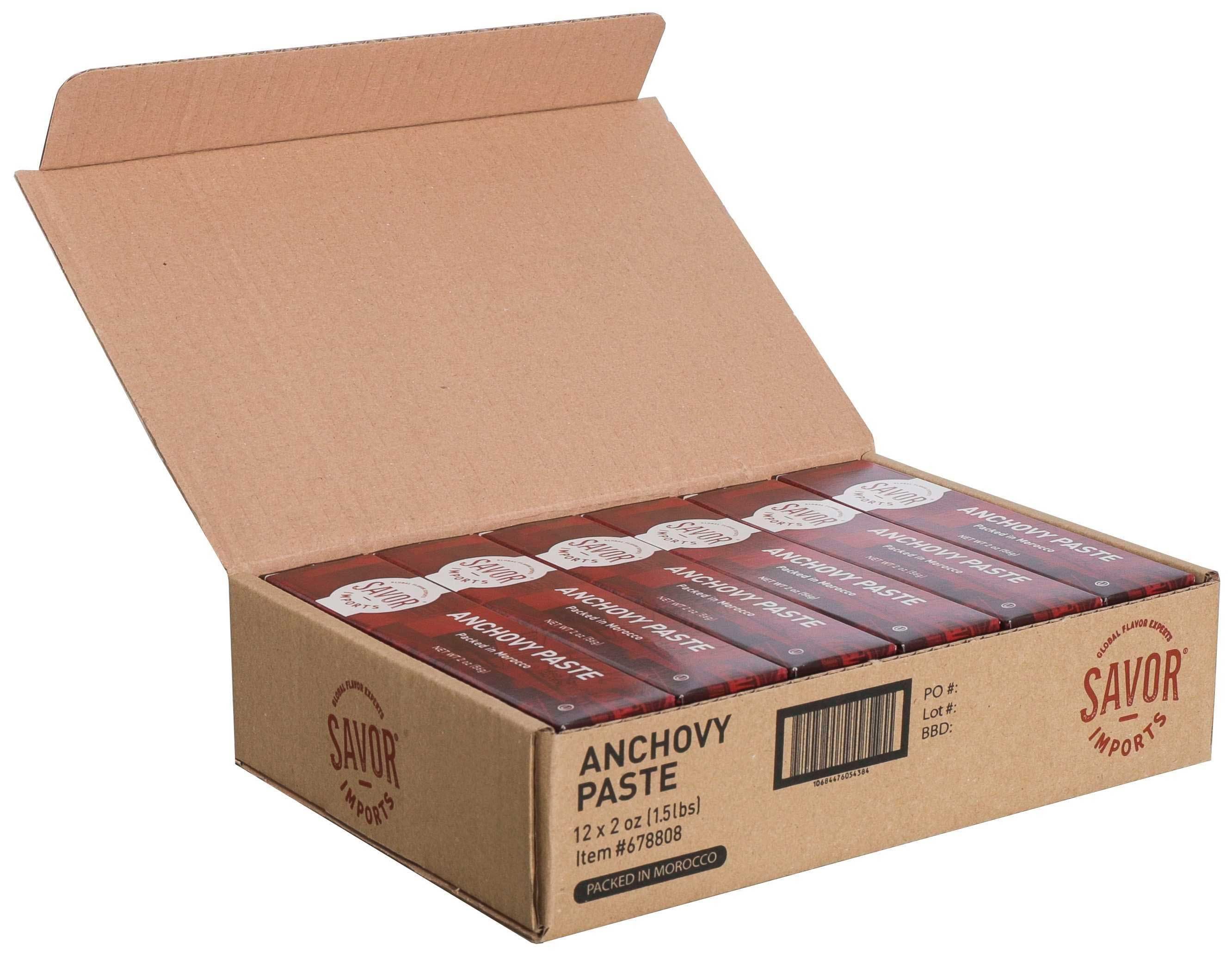 Savor Imports Anchovy Paste, 2 Ounce -- 96 Per Case