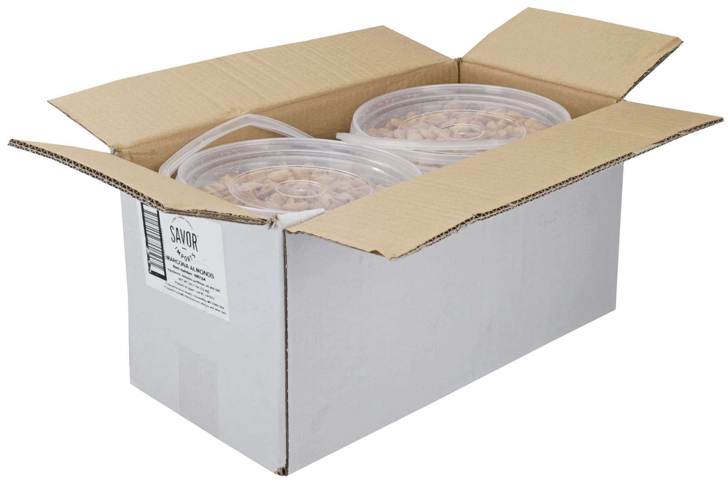 Savor Imports Fried and Salted Marcona Almond, 5 Pound -- 2 per case.