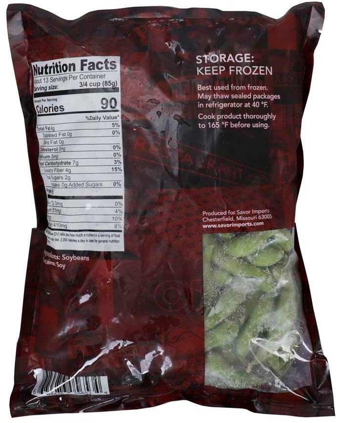 Savor Imports Edamame in Pods, 2.5 Pound -- 6 per case