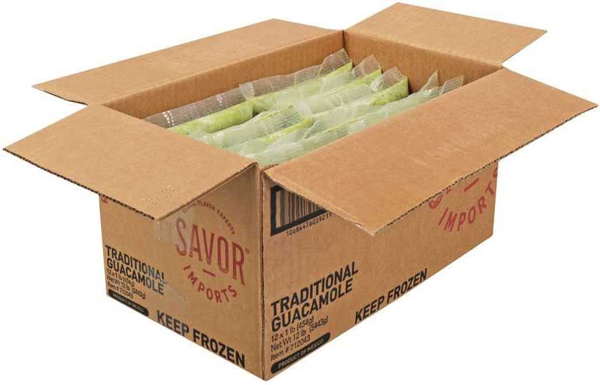 Savor Imports Traditional Hpp Guacamole, 1 Pound -- 12 Per Case