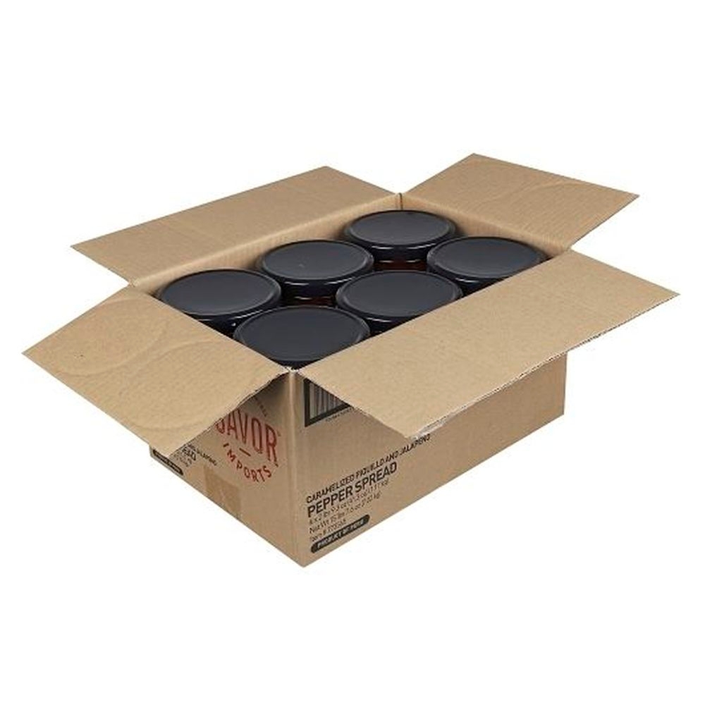 Savor Imports Caramelized Piquillo and Jalapeno Pepper Spread, 2 Pound Jar - 6 per case